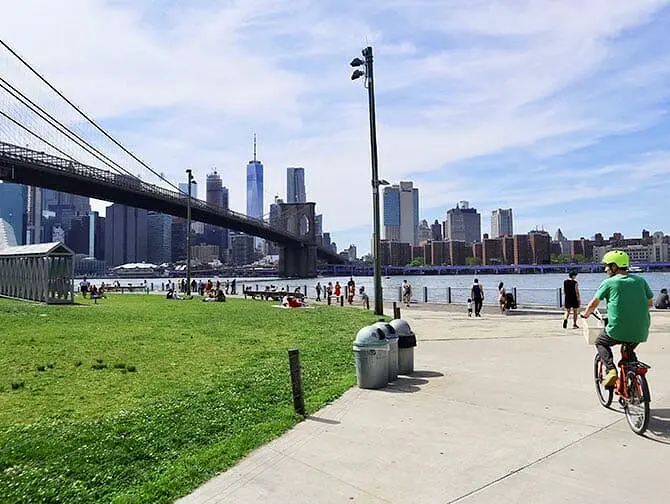 Miljøvenlig rejse til New York - Cykeltur i Brooklyn