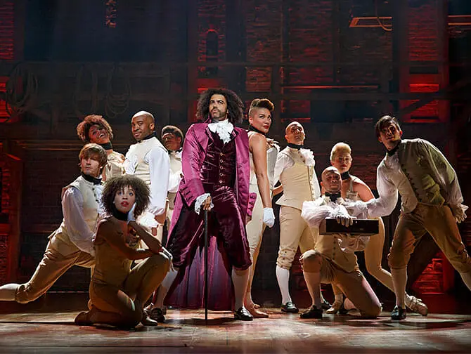 Hamilton på Broadway billetter - The Company