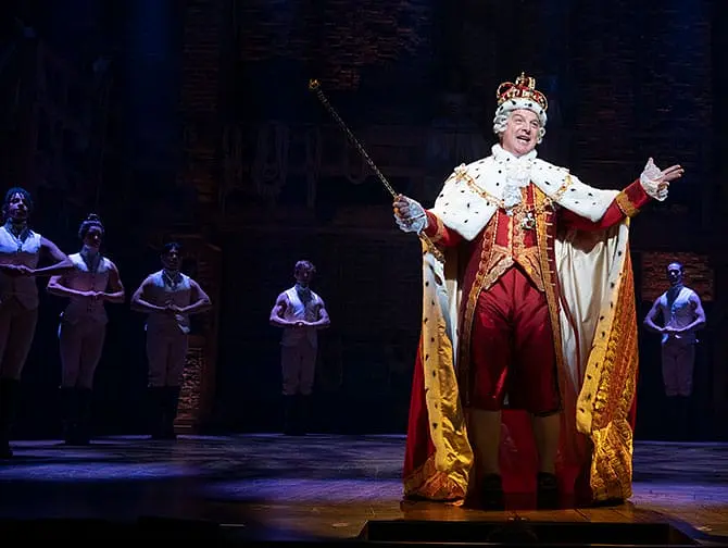 Hamilton Broadway billetter - kongen
