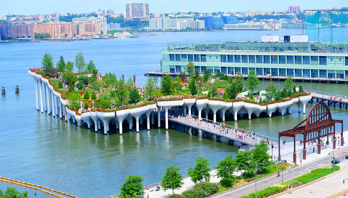 Little Island i New York - Hele øen