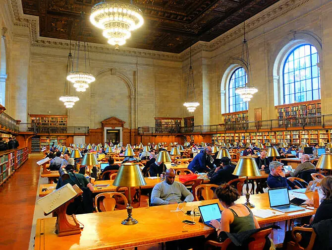 Filmlokationer i New York - Public Library