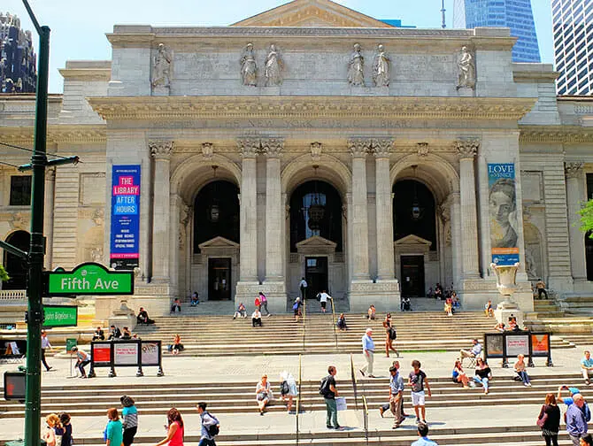 Filmlokationer i New York - The Day After Tomorrow Public Library