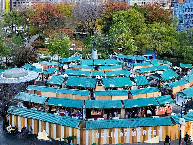 Julemarkeder i New York - Union Square