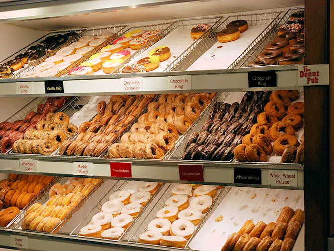 Bedste donuts i New York - Doughnuts hos The Donut Pub