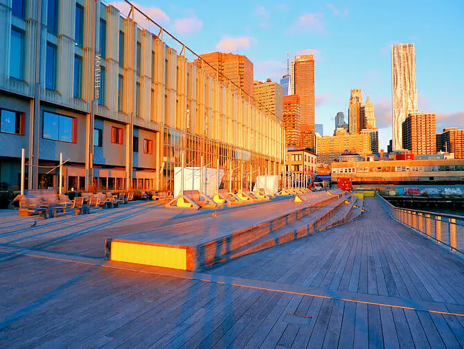 Hvad skal man se i South Street Seaport - Solopgang