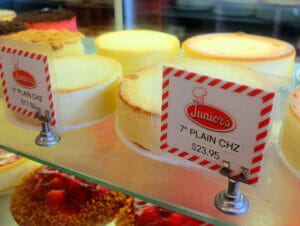 Bedste cheesecake i New York