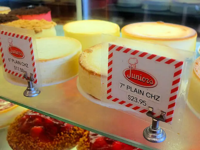 Bedste cheesecake i New York