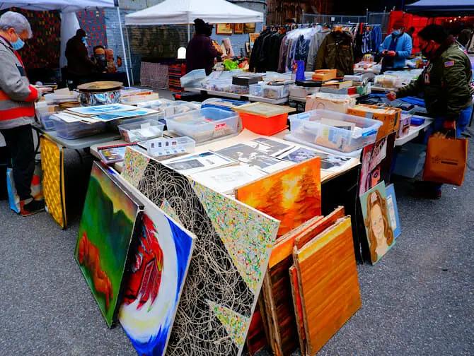 Loppemarkeder i New York - Chelsea Flea Market Manhattan