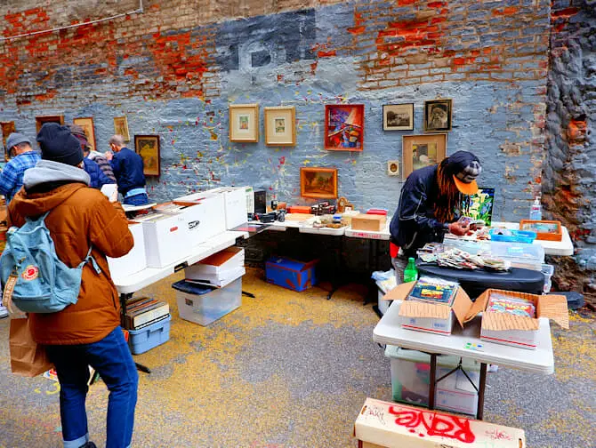 Loppemarkeder i New York - Chelsea Flea Market