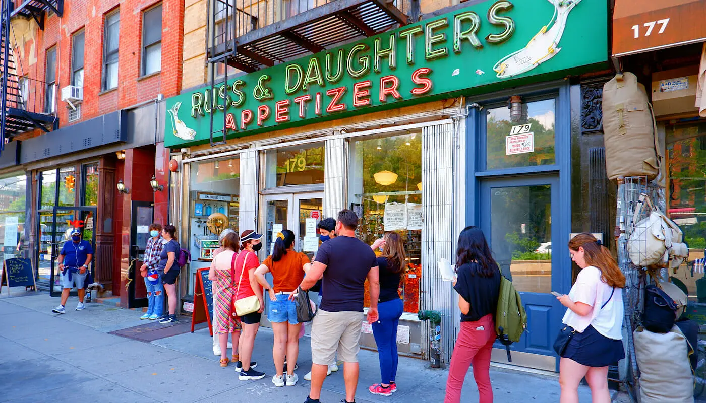 Bedste Bagels i New York - Russ and Daughters