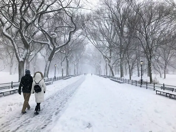 Sne i New York