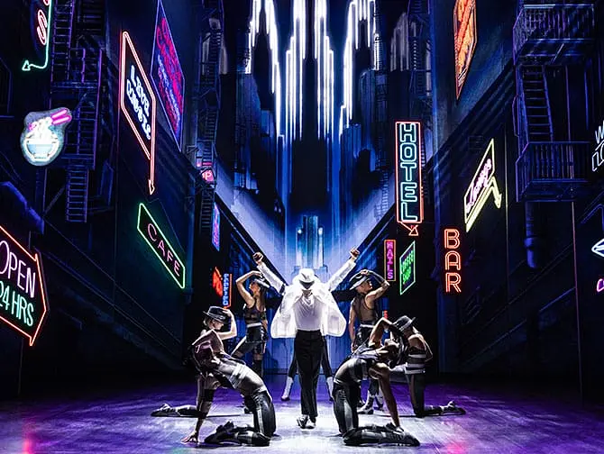 MJ The Michael Jackson Musical Broadway billetter - Scenen