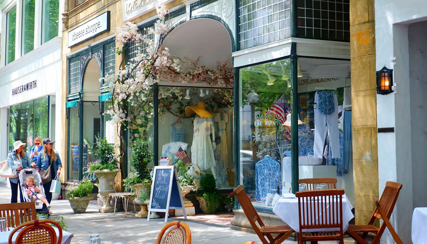 New York til Hamptons dagstur - Shopping