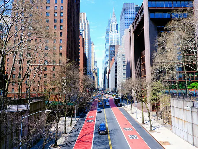 New York vandreruter - Tudor City