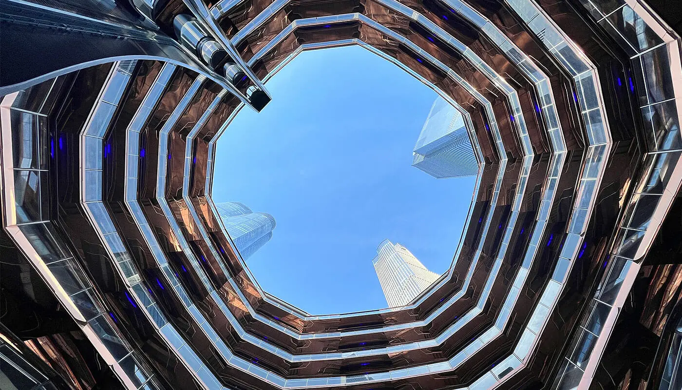 Hudson Yards Vessel i New York - indeni