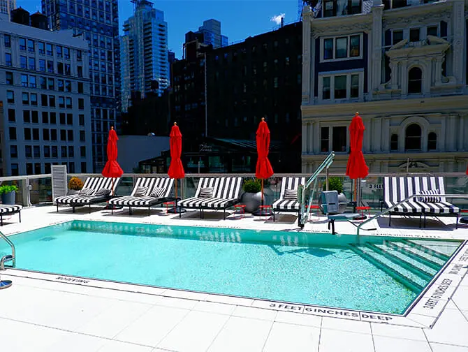 Hoteller med pools i New York