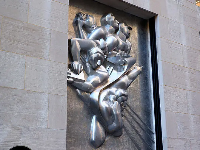 Rockefeller Center Tour - Kunst udenfor