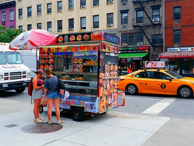 Morgenmad i New York - Foodtruck