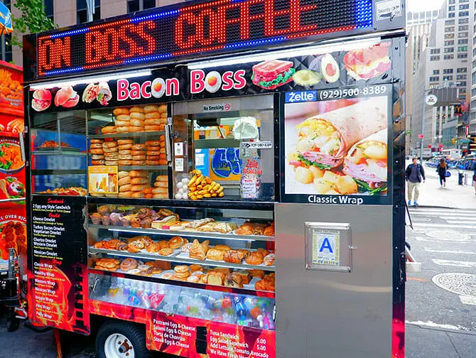 Morgenmad i New York - Street food
