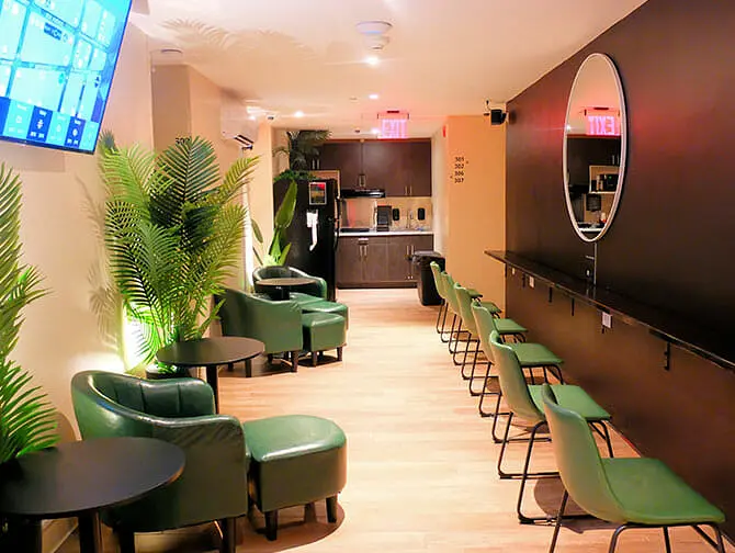 Hostels i New York Nap York - Central Park Sleep Station Fællesområde