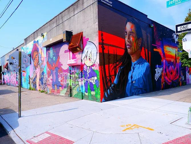 Hvad skal man se i Bushwick - Mural