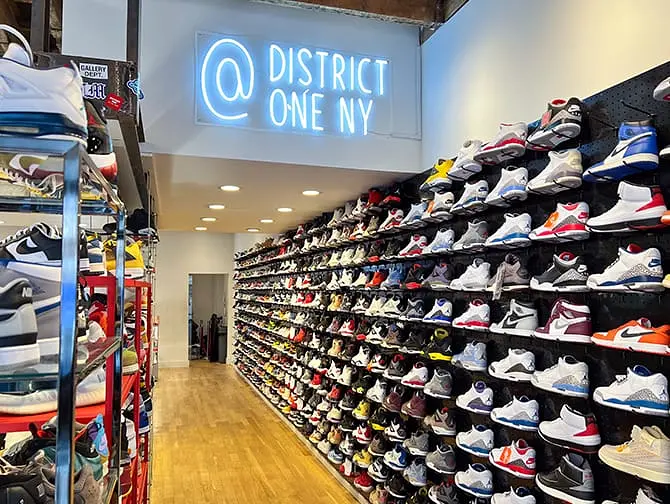 Sneakerbutikker i New York - Skobutik
