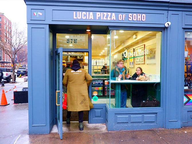 Bedste pizza i New York - Lucia Pizza of SoHo