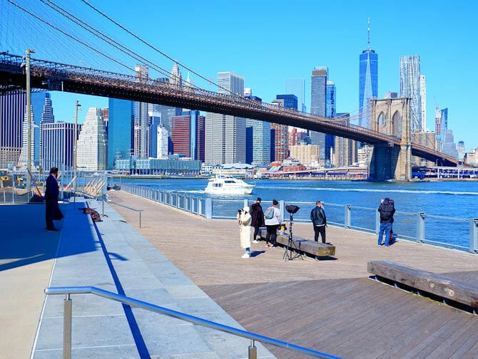  Guidet cykeltur i New York - Brooklyn Bridge Park