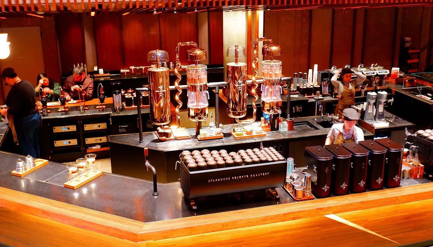 Bedste kaffe i New York - Starbucks Reserve Roastery New York