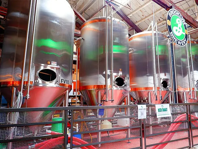 Bedste bryggerier i New York - Brooklyn Brewery indenfor