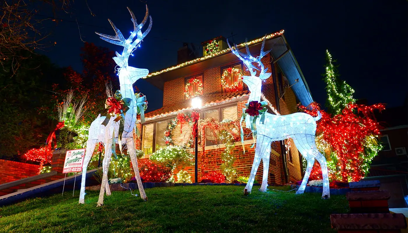 Dyker Heights Christmas Lights - Dekorerede huse