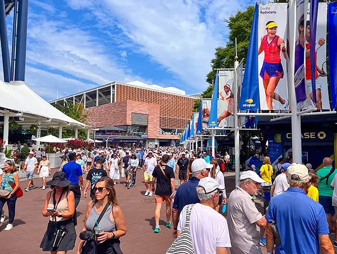 US Open Tennis billetter - stemning