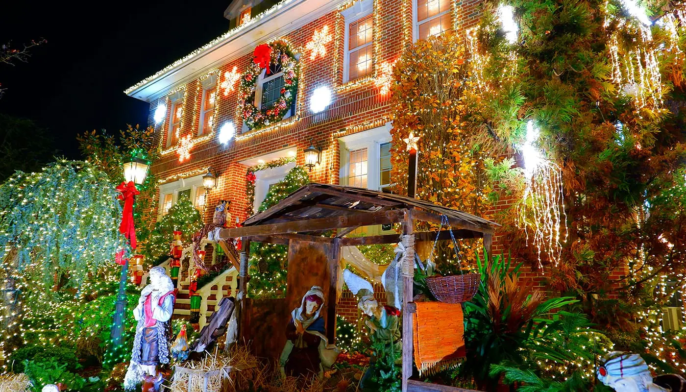Juletur til New York: rejseplan - Dyker Heights Christmas Lights Tour