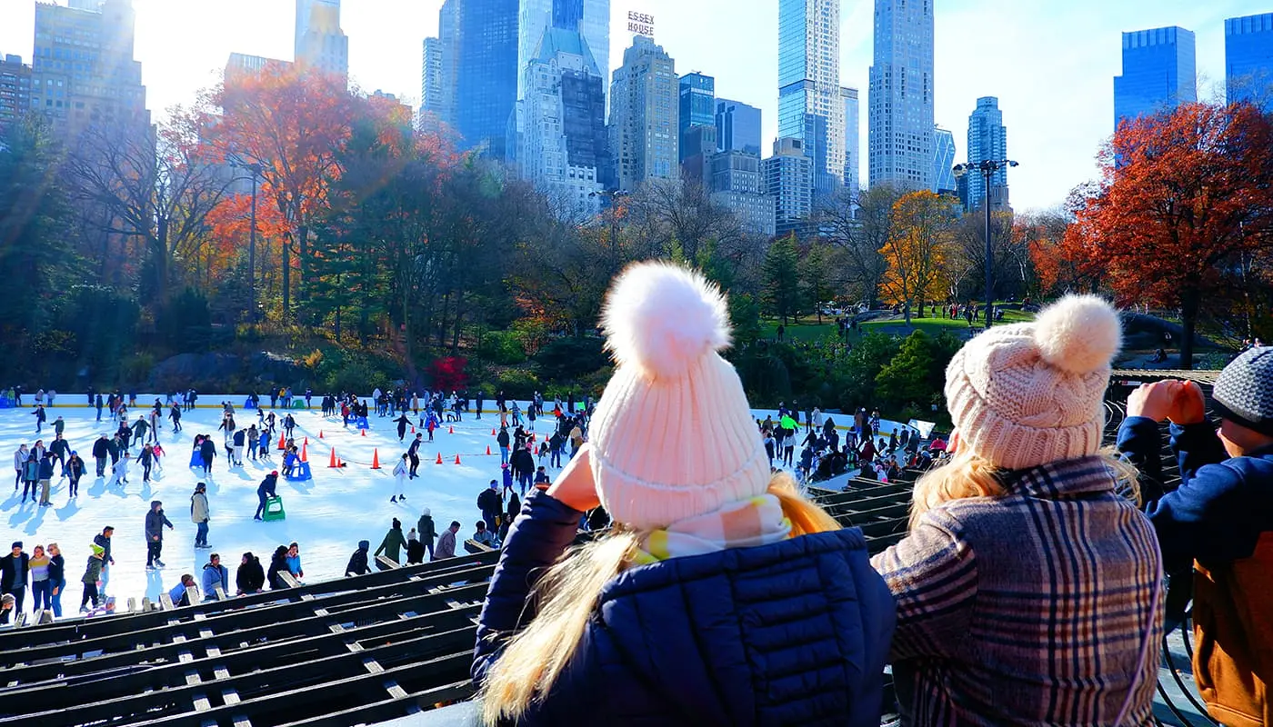 Juletur til New York: rejseplan - Skøjter i Central Park