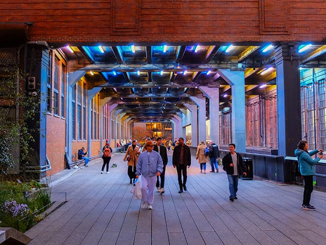 High Line i New York - Chelsea Market Passage