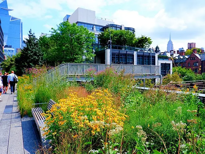 High Line i New York - udsigt