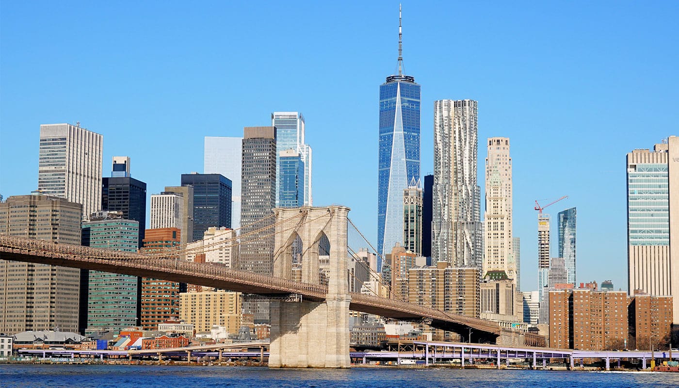 Cykeludlejning i New York med picnic - DUMBO