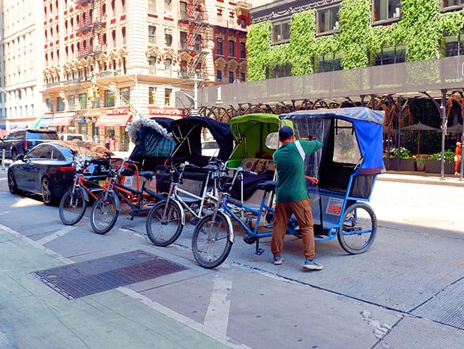 Pedicab Tour i Central Park - Cykeltaxien