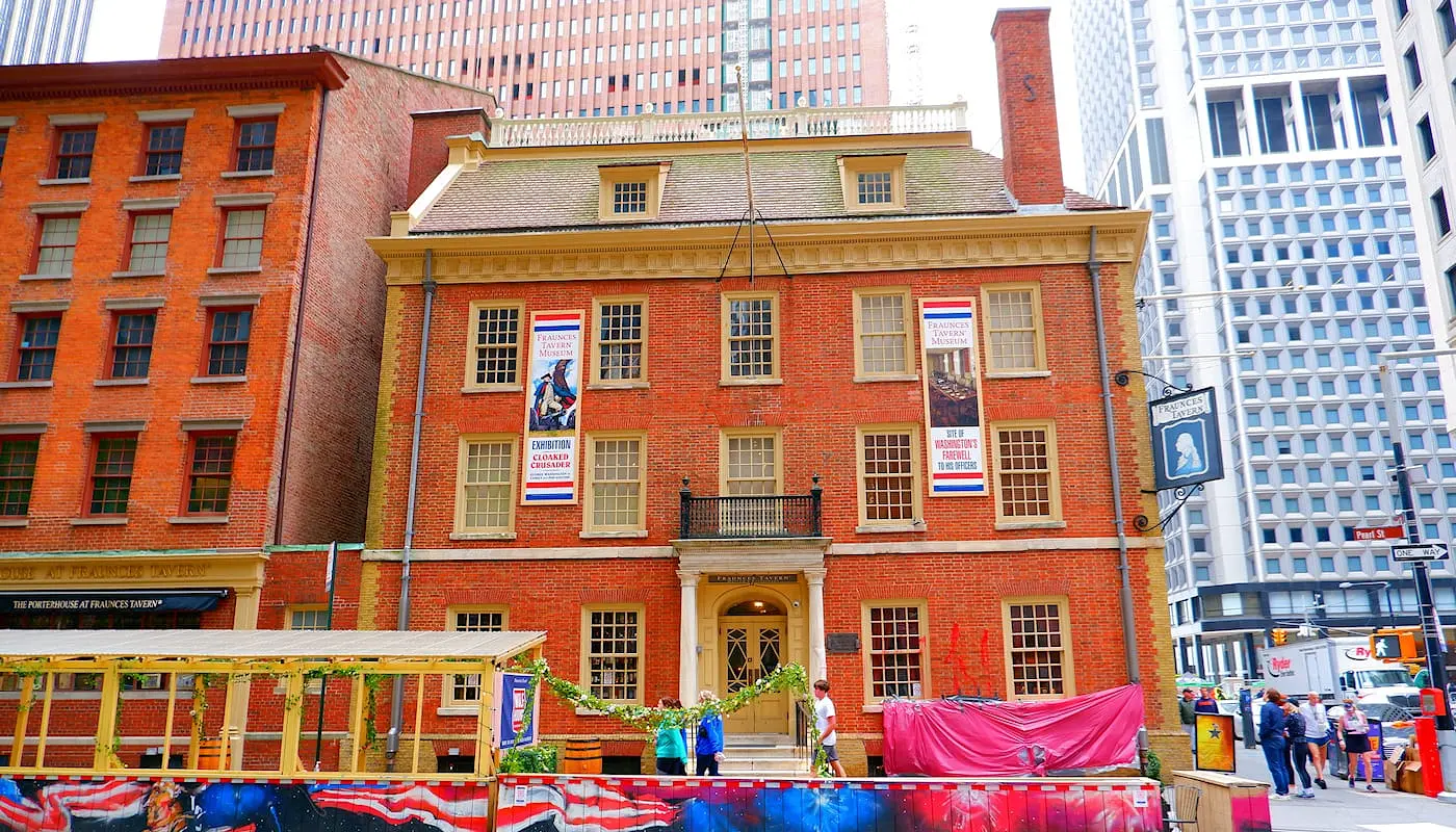 Typisk amerikansk mad i New York - Fraunces Tavern