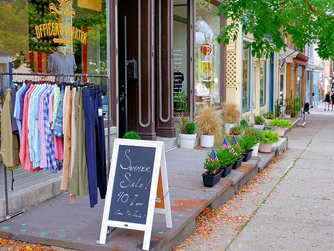 Amerikansk landsbyliv: Dagstur til Cold Spring nær New York - Vintagebutikker