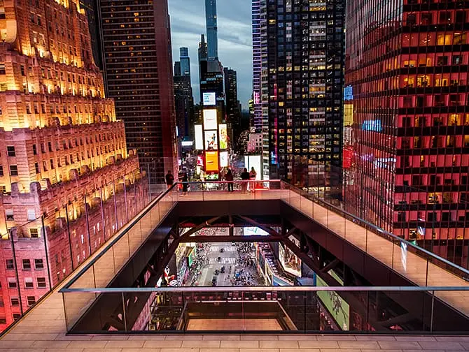 Hvad skal man se på Times Square - One Times Square