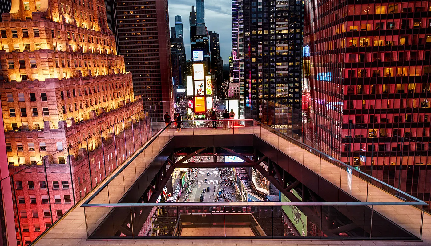 Bedste observationsdæk i New York - One Times Square