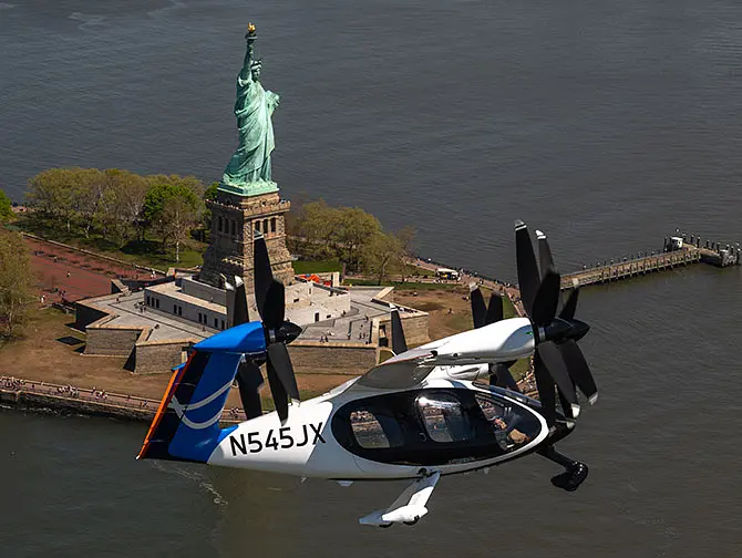 Joby Aviation: elektrisk lufttaxi fra JFK til Manhattan - Transport og sightseeing i ét