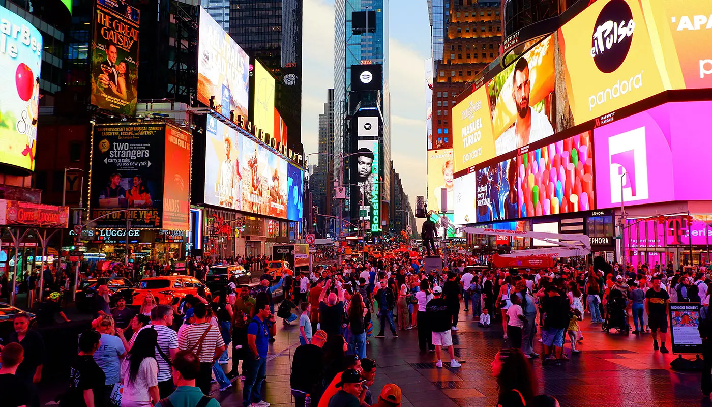 New York 6-dages rejseplan – Første indtryk af Times Square