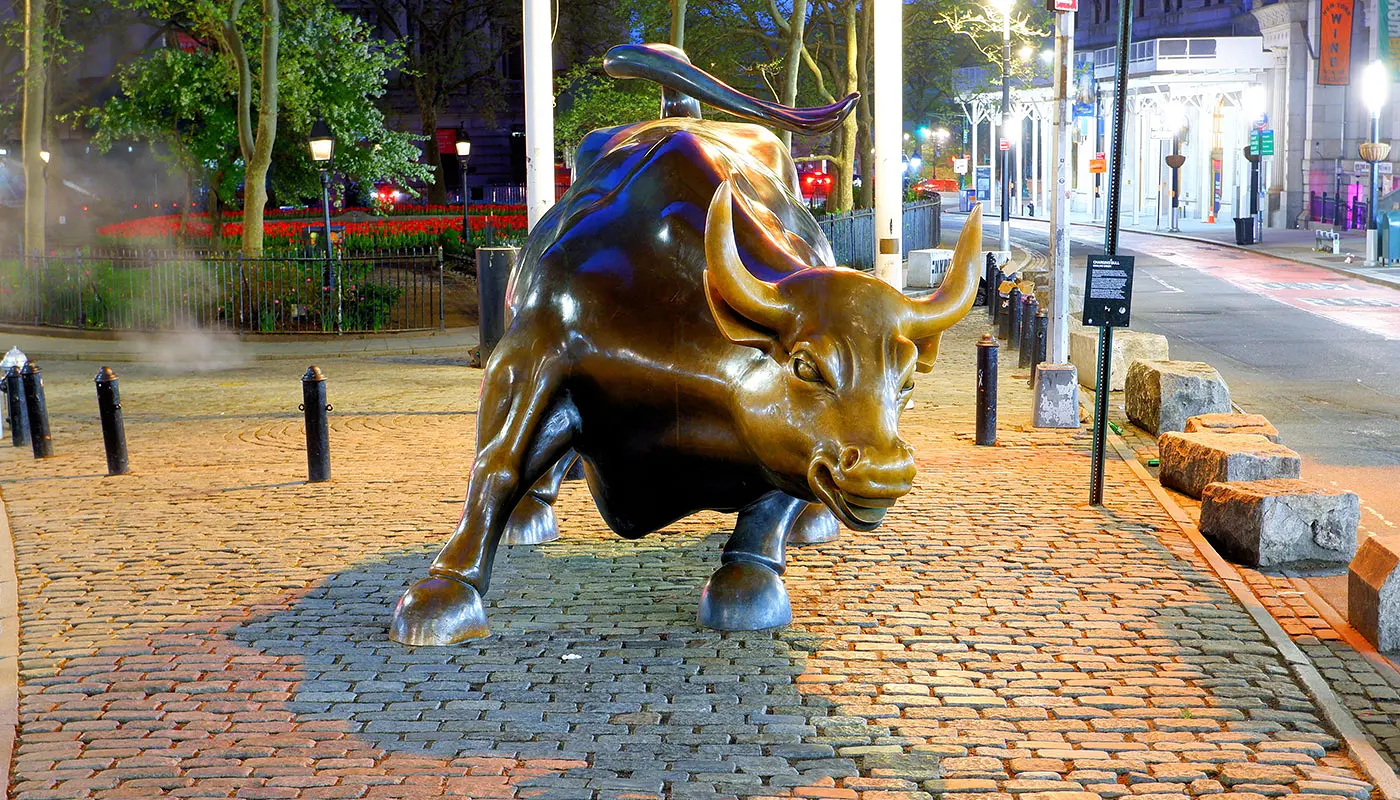 Charging Bull Statue i New York