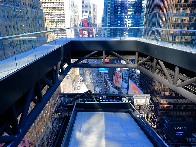 One Times Square Skywalk billetter - Besøg One Times Square og nyd den unikke udsigt