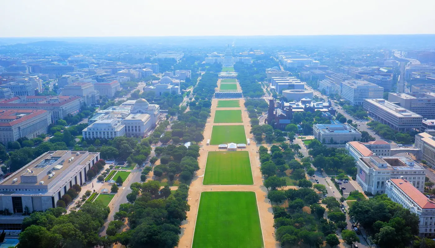 Sådan besøger du Washington D.C. fra New York - Mall