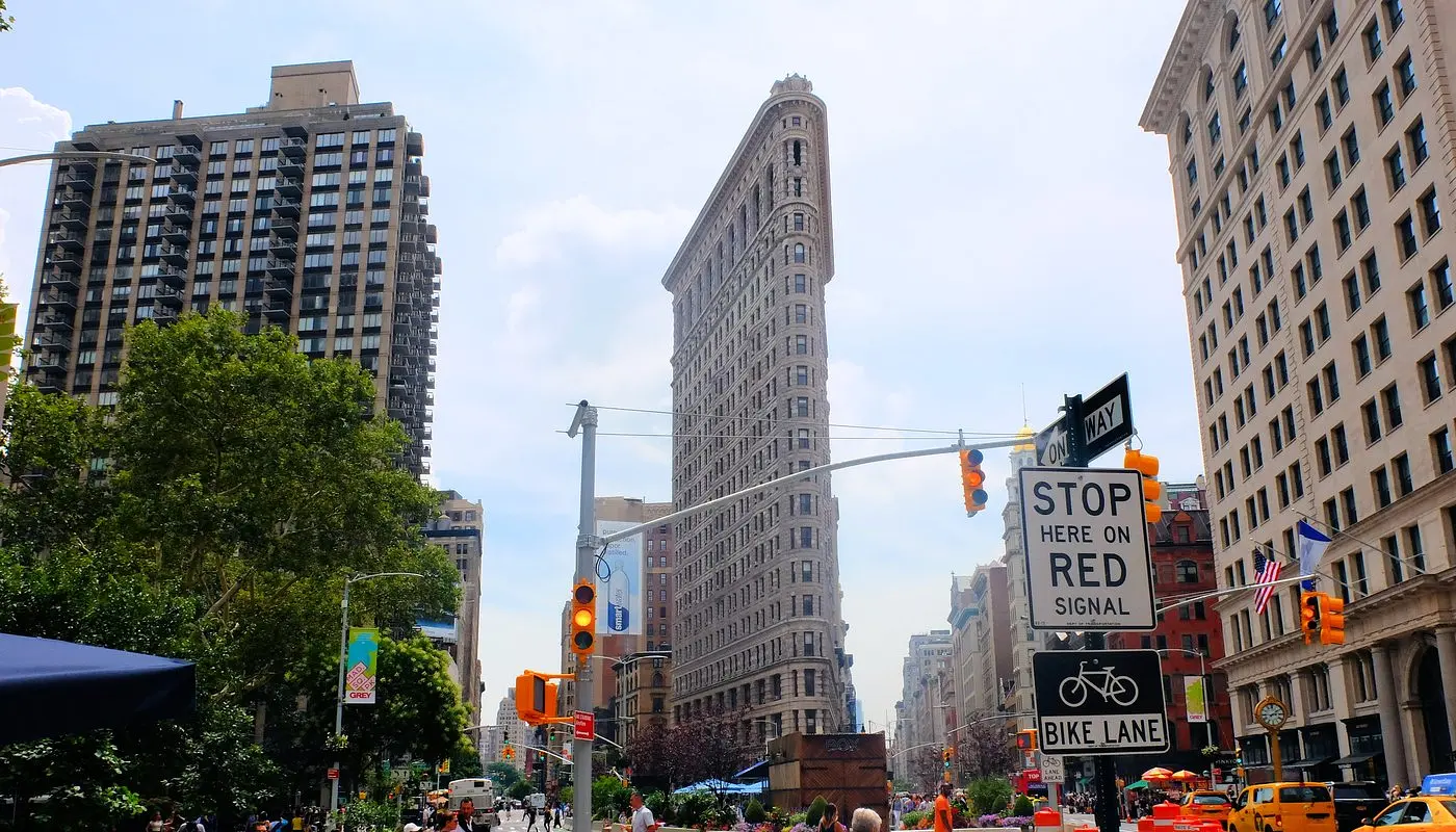 Madison Square Park i New York - Flatiron Building