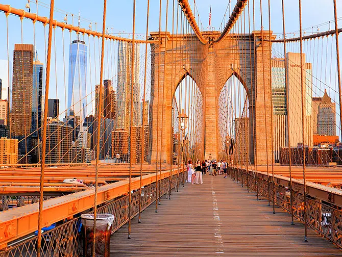 Vandrerute DUMBO - Brooklyn Bridge i New York