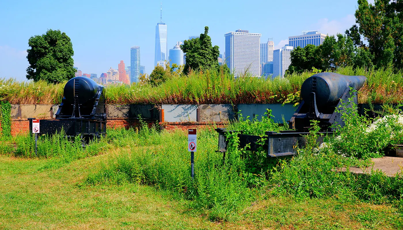 Vandrerute på Governors Island i New York - Læs mere om historien